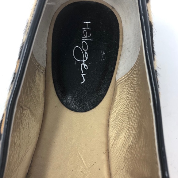 Nordstrom Square Toe Leopard Animal Print Flats 6M - Picture 7 of 9